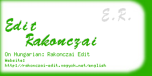 edit rakonczai business card